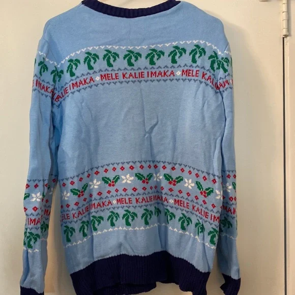 Disney Stitch Mele Kalikimaka Christmas Sweater - Picture 3 of 3